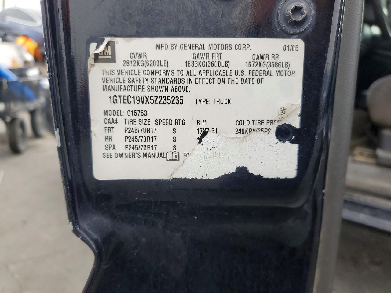 2005 GMC New Sierra C1500