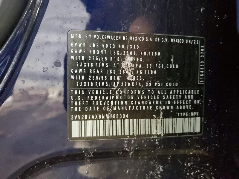 2022 Volkswagen Tiguan se