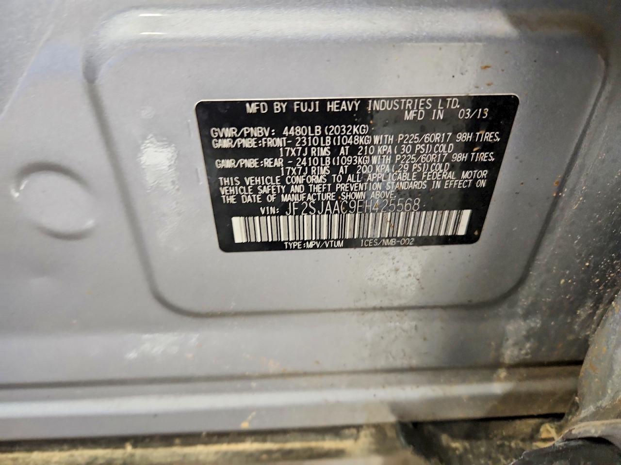 2014 Subaru Forester 2.5i