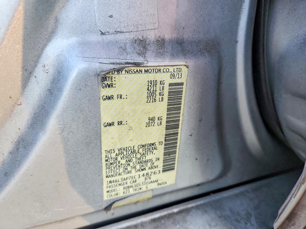 2014 Nissan Altima 2.5