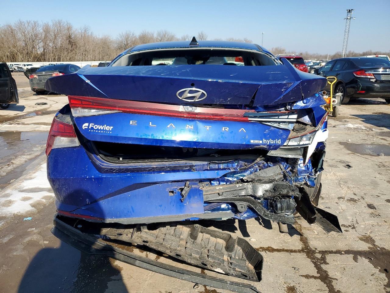 2022 Hyundai Elantra Hybrid Blue
