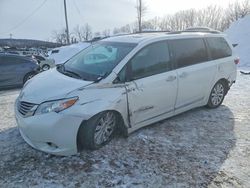 Toyota Sienna xle salvage cars for sale: 2016 Toyota Sienna xle