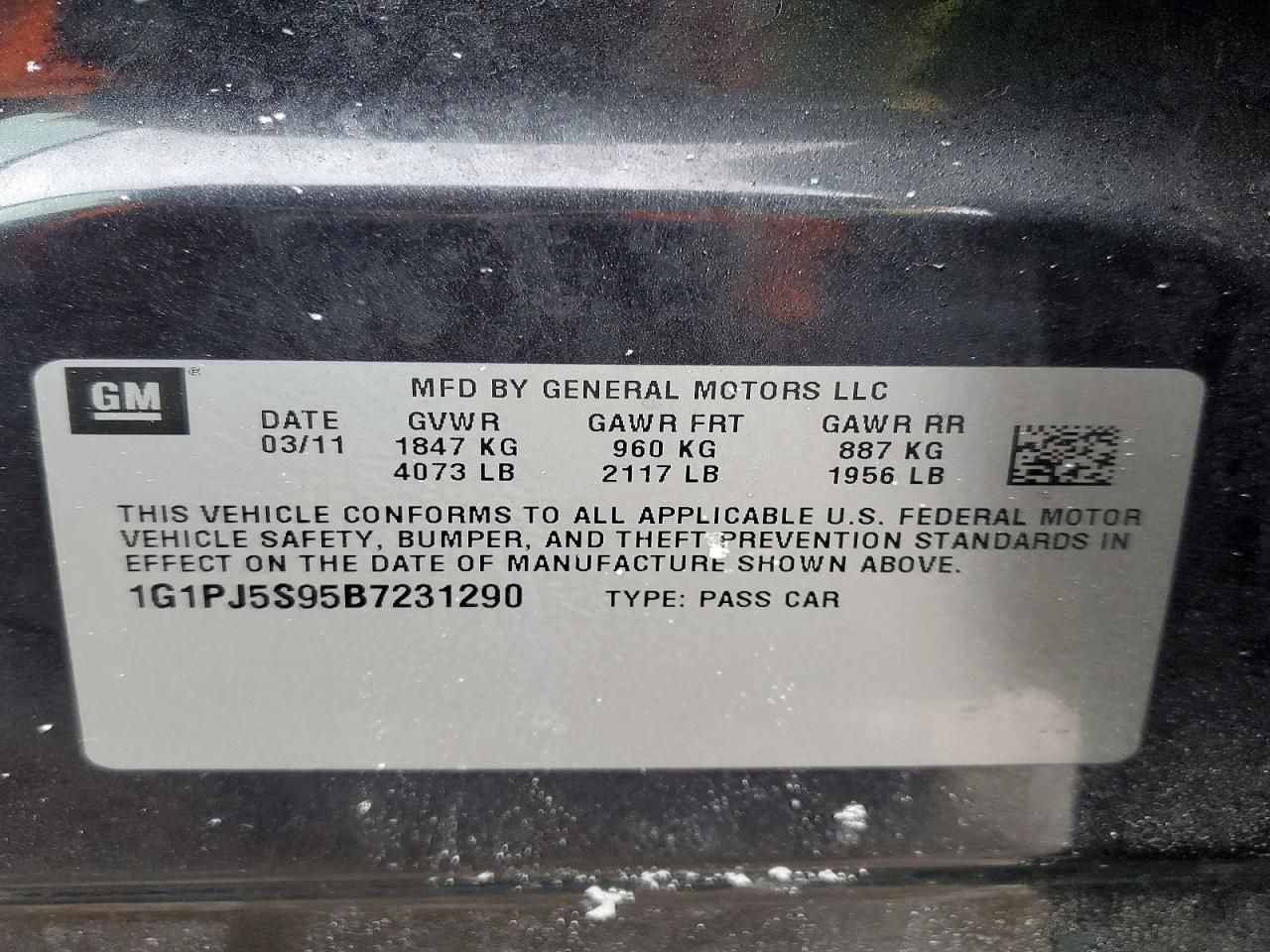 2011 Chevrolet Cruze eco