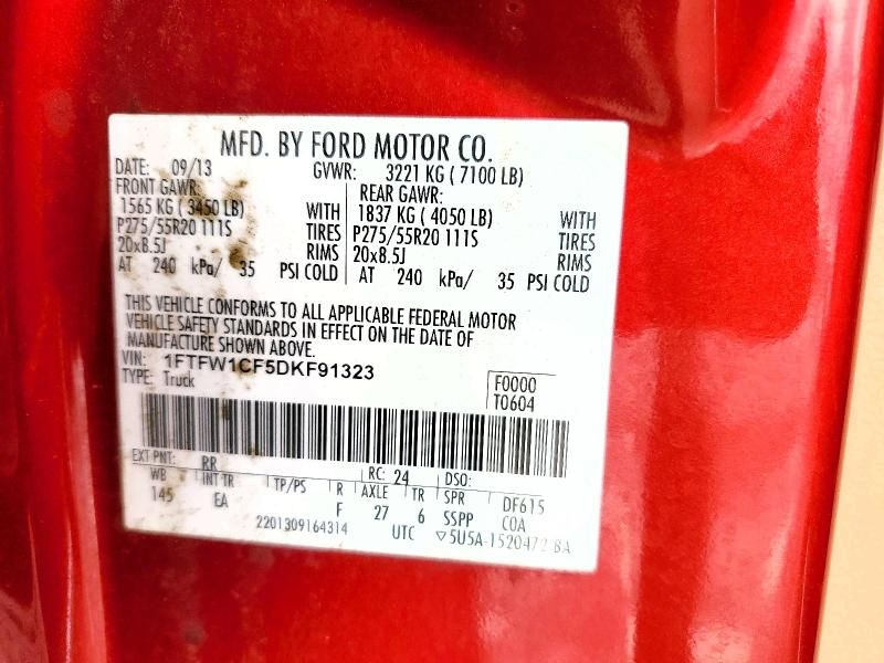 2013 Ford F150 Supercrew