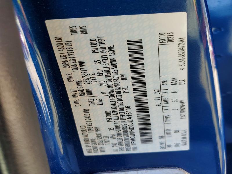 2018 Ford Escape sel