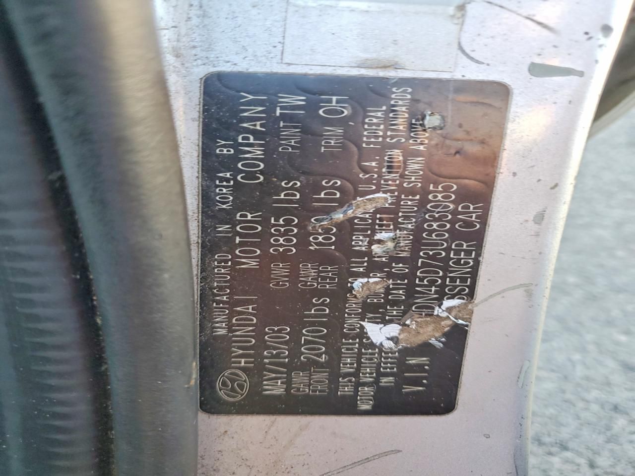 2003 Hyundai Elantra gls