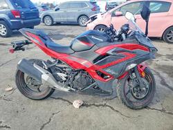 Salvage cars for sale from Copart Pennsburg, PA: 2024 Kawasaki EX500