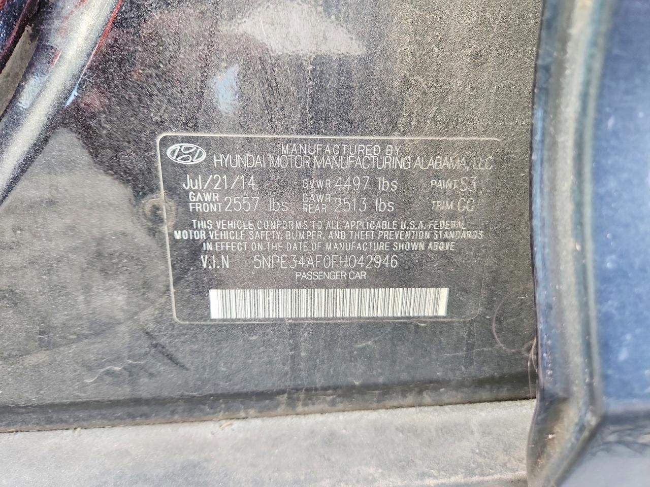 2015 Hyundai Sonata Sport