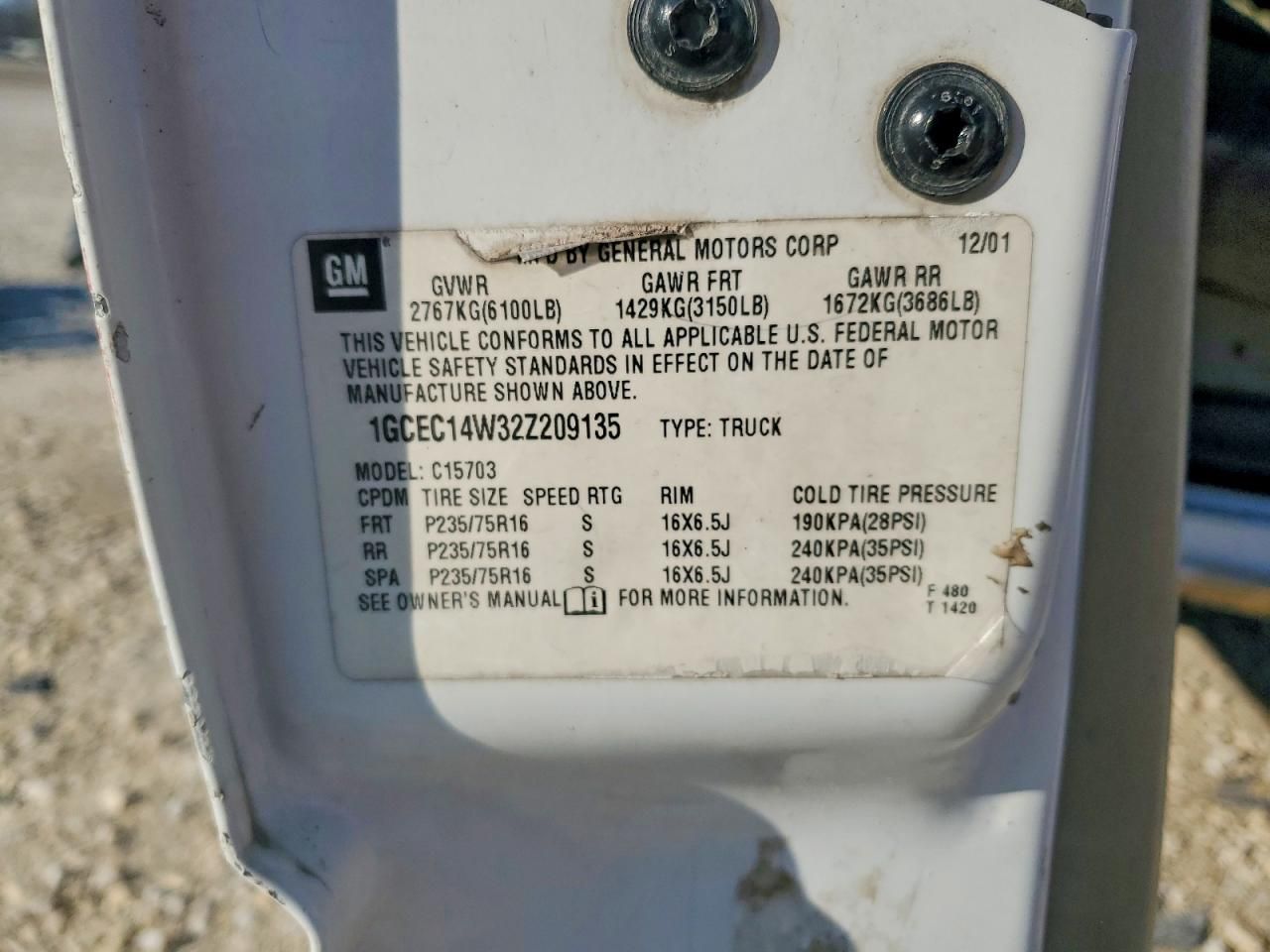 2002 Chevrolet Silverado C1500