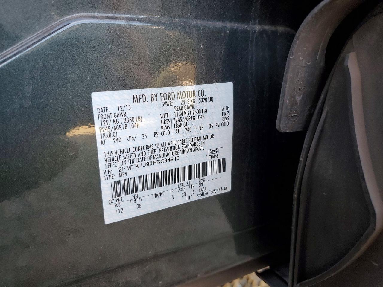 2015 Ford Edge sel