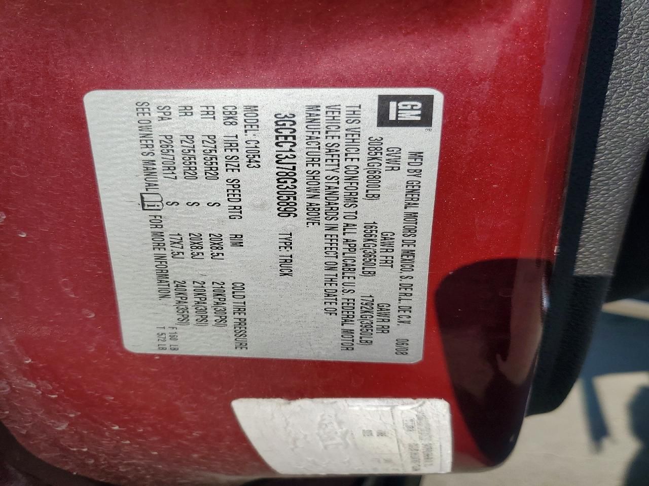 2008 Chevrolet Silverado C1500