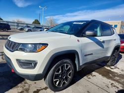 Jeep salvage cars for sale: 2021 Jeep Compass Trailhawk