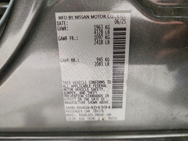 2025 Nissan Altima sv