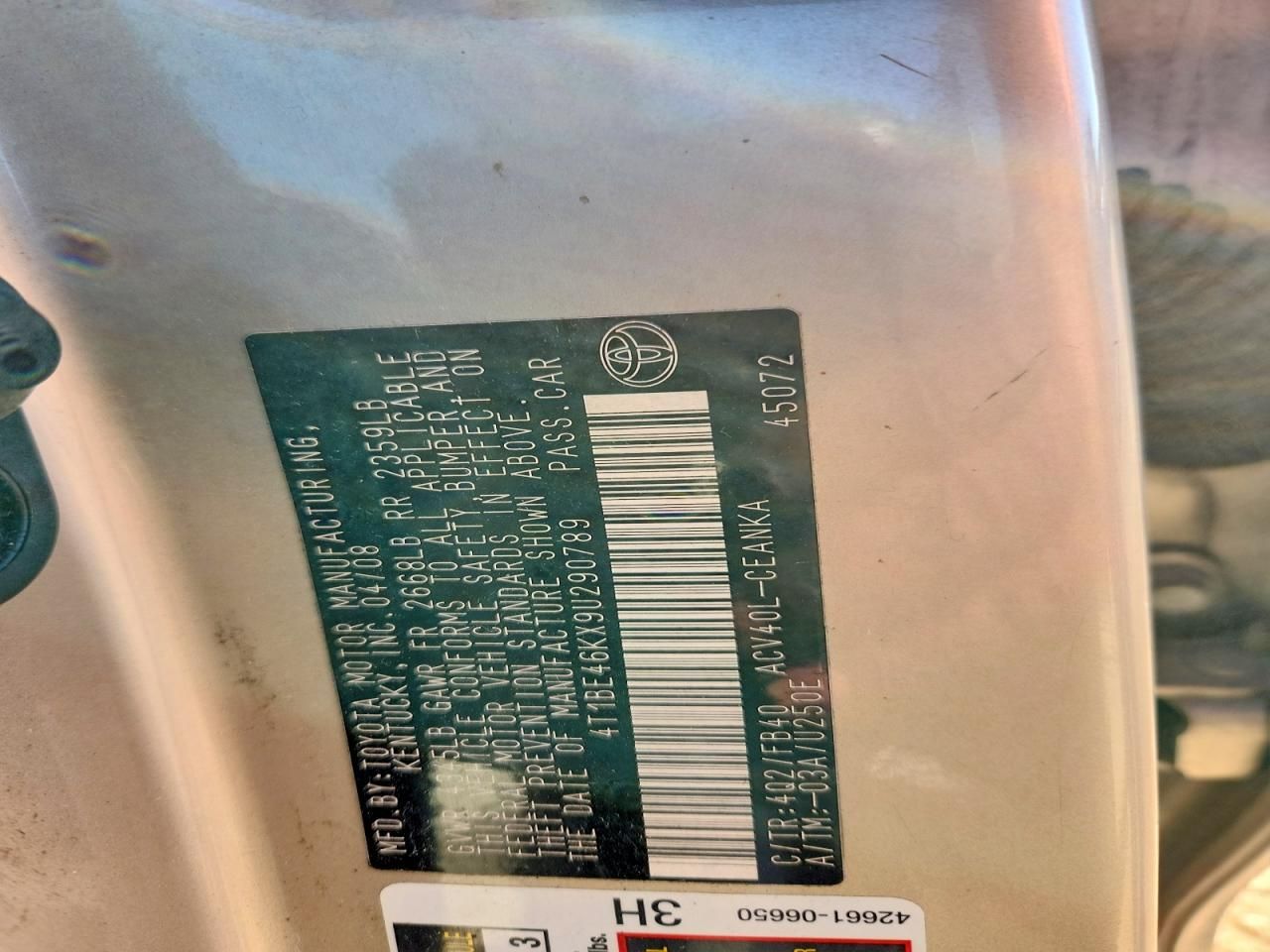 2009 Toyota Camry Base