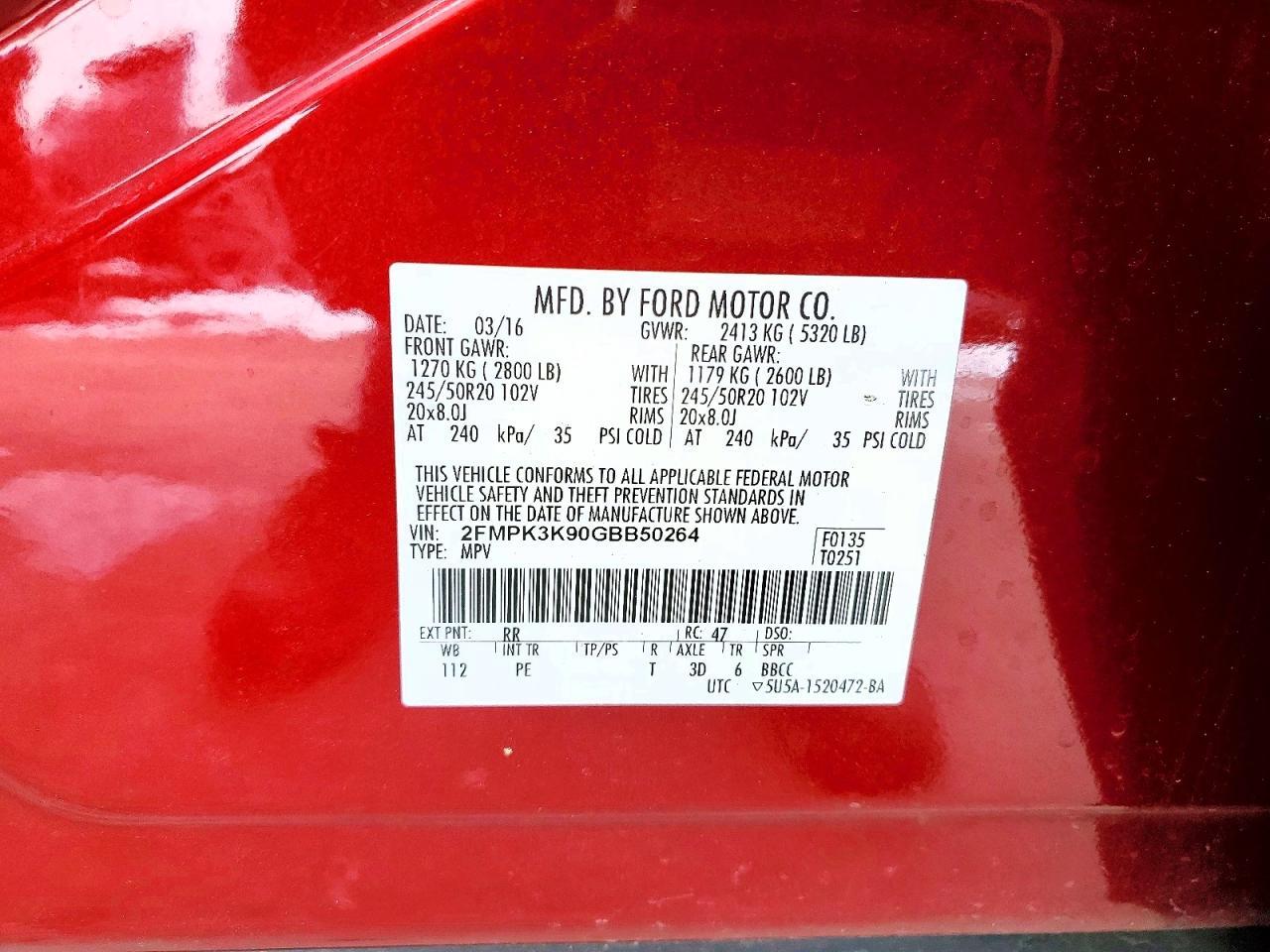 2016 Ford Edge Titanium