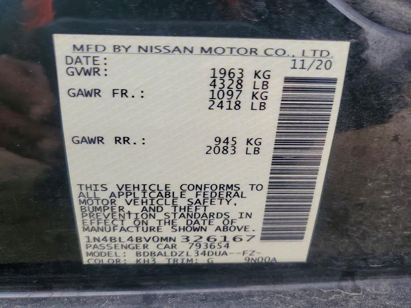 2021 Nissan Altima s