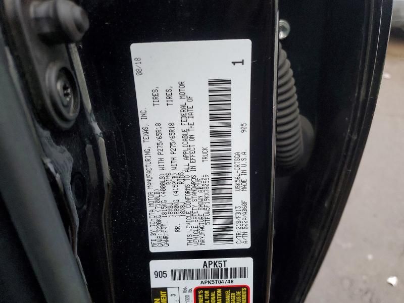 2019 Toyota Tundra Double cab sr