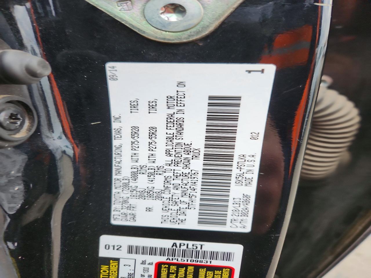 2015 Toyota Tundra Limited