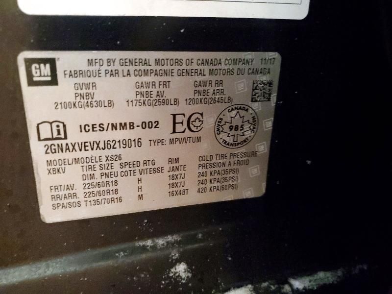 2018 Chevrolet Equinox Premier