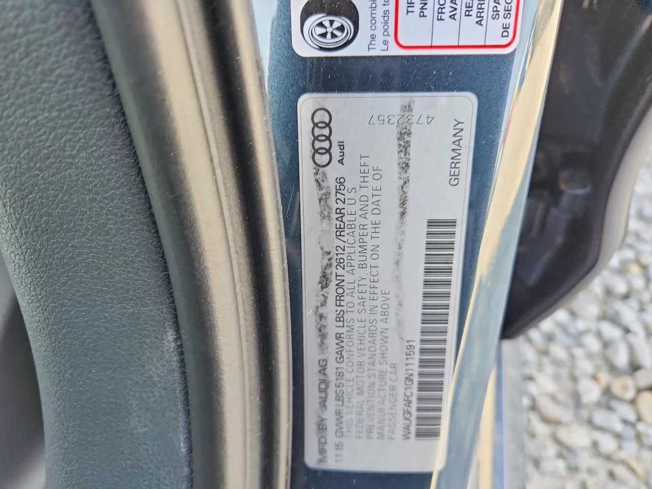 2016 Audi A6 Premium Plus