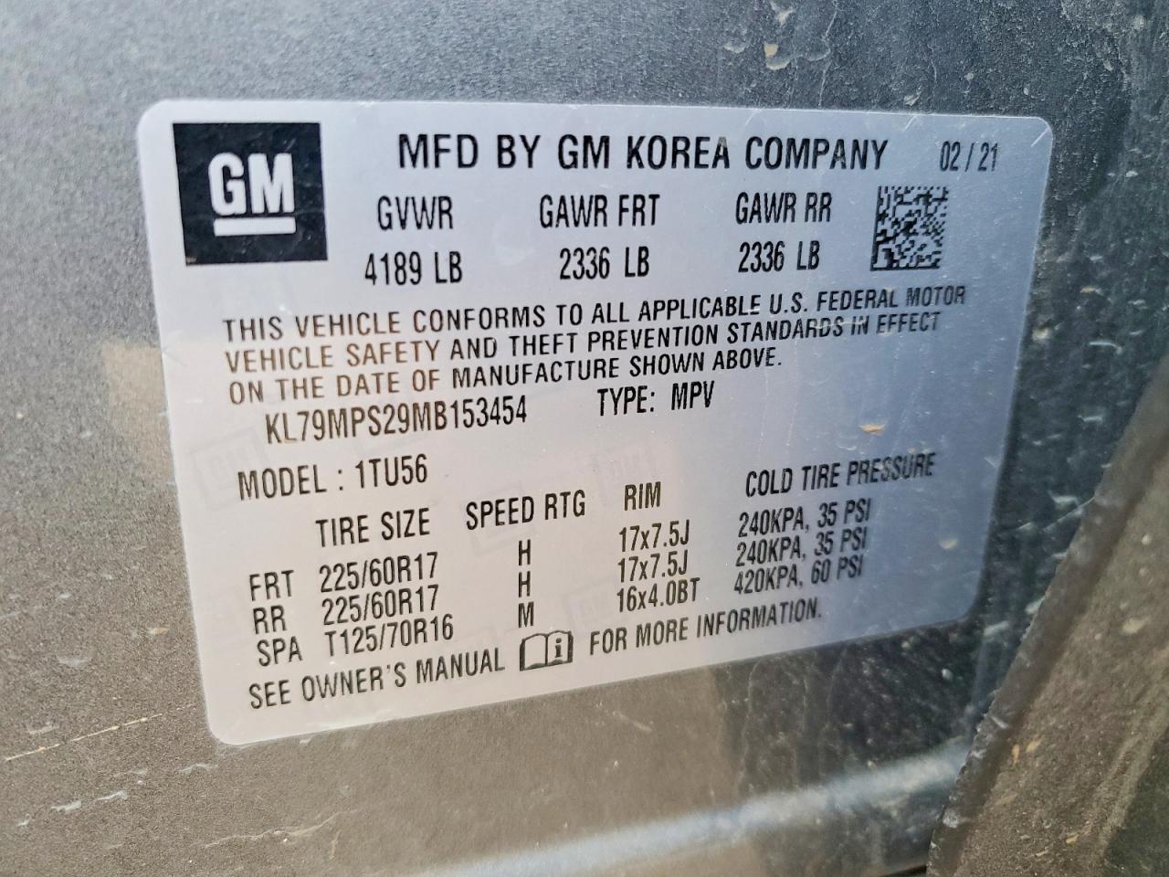 2021 Chevrolet Trailblazer lt