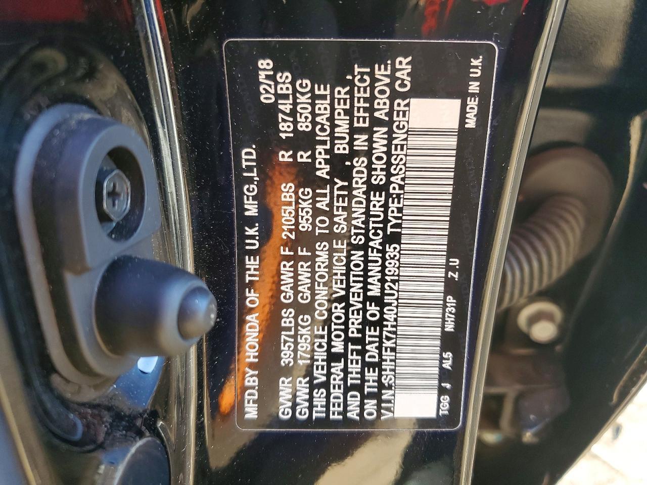 2018 Honda Civic Sport