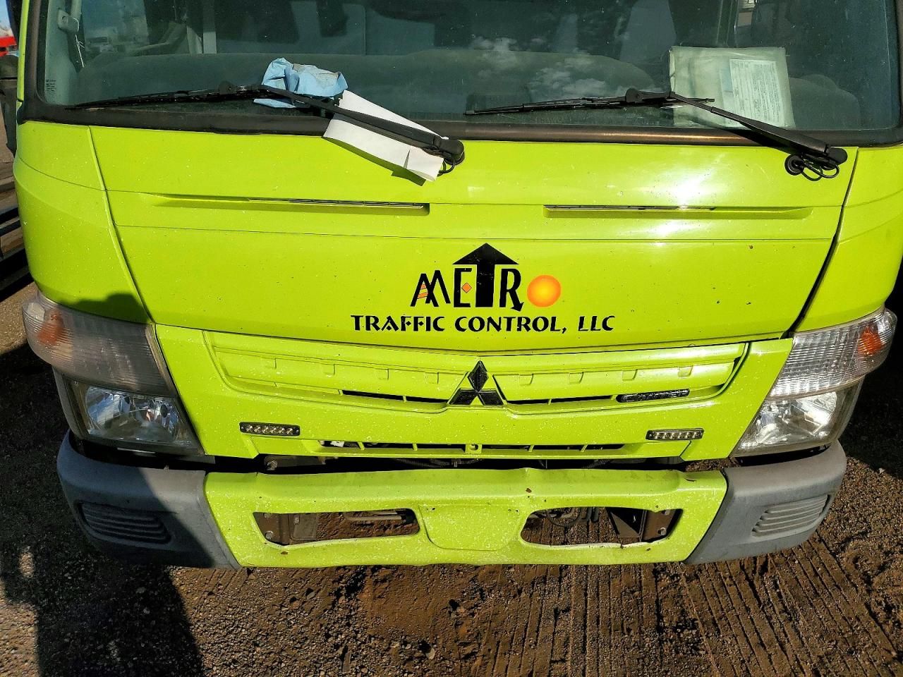 2017 Mitsubishi FE FEC52S Flatbed Truck