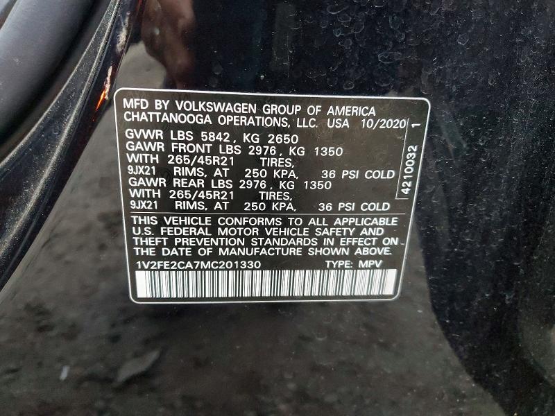 2021 Volkswagen Atlas Cross Sport sel Premium R-line