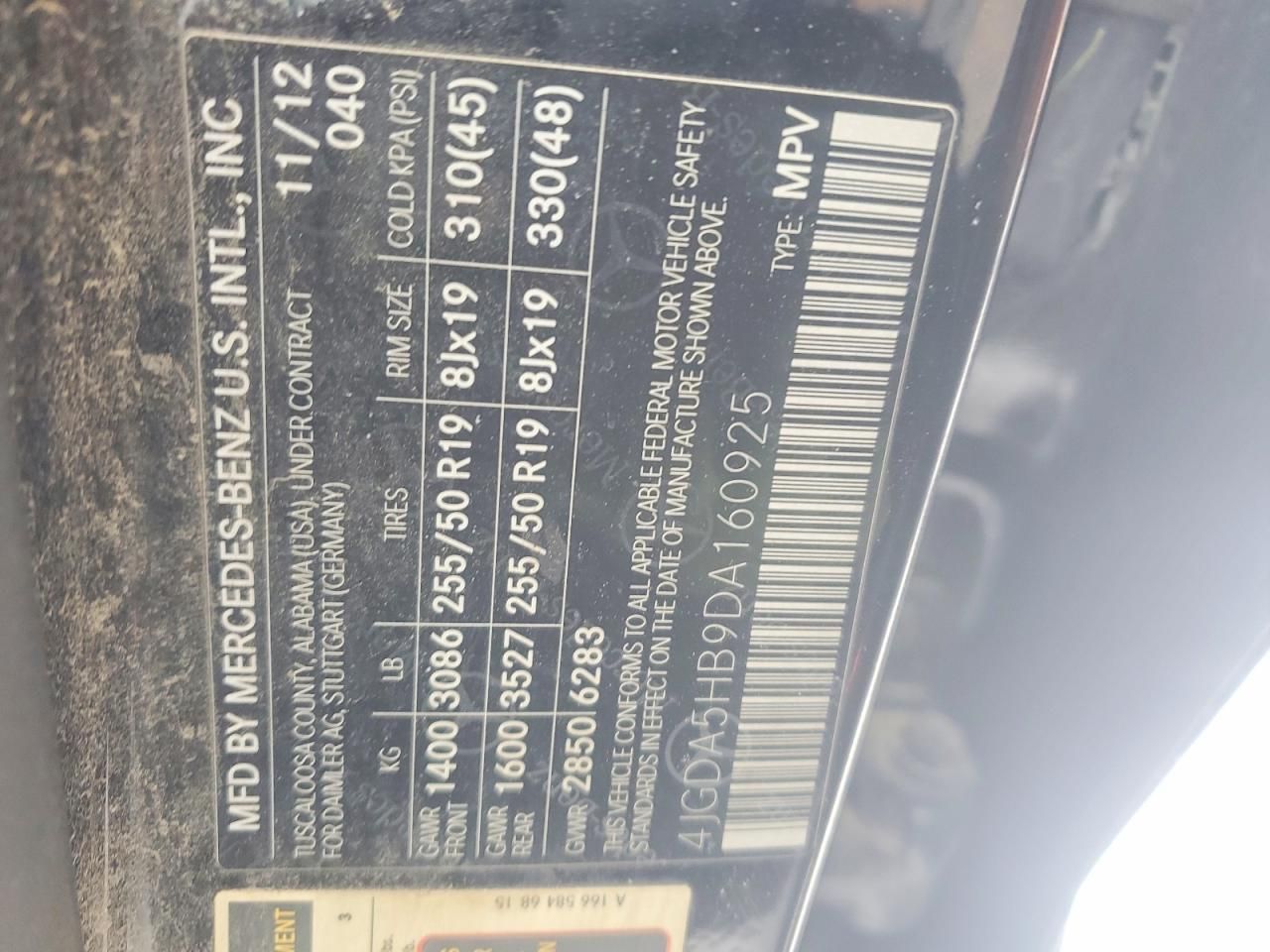 2013 Mercedes-Benz Ml 350 4matic