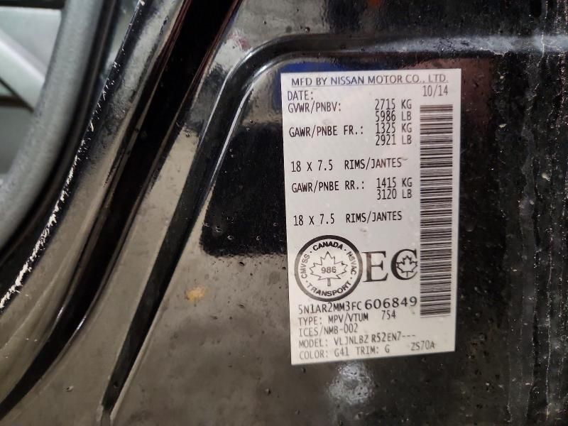 2015 Nissan Pathfinder s