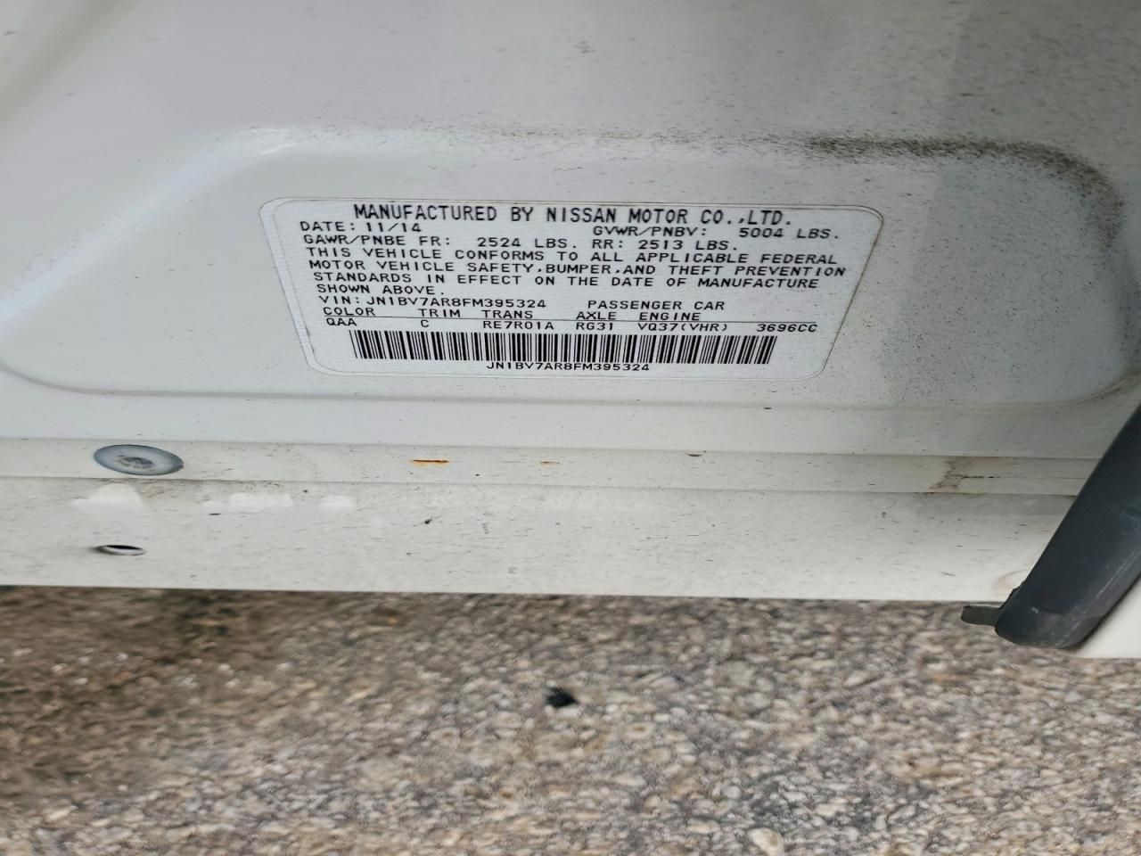 2015 Infiniti Q50 Base