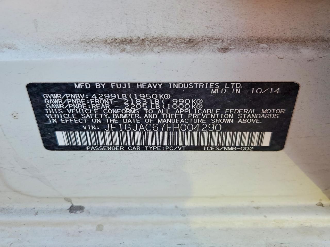 2015 Subaru Impreza Premium