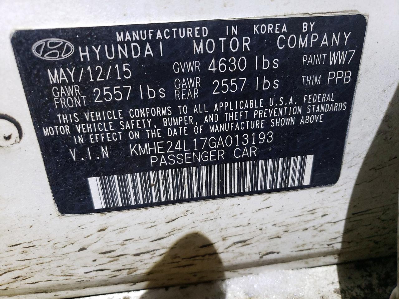 2016 Hyundai Sonata Hybrid