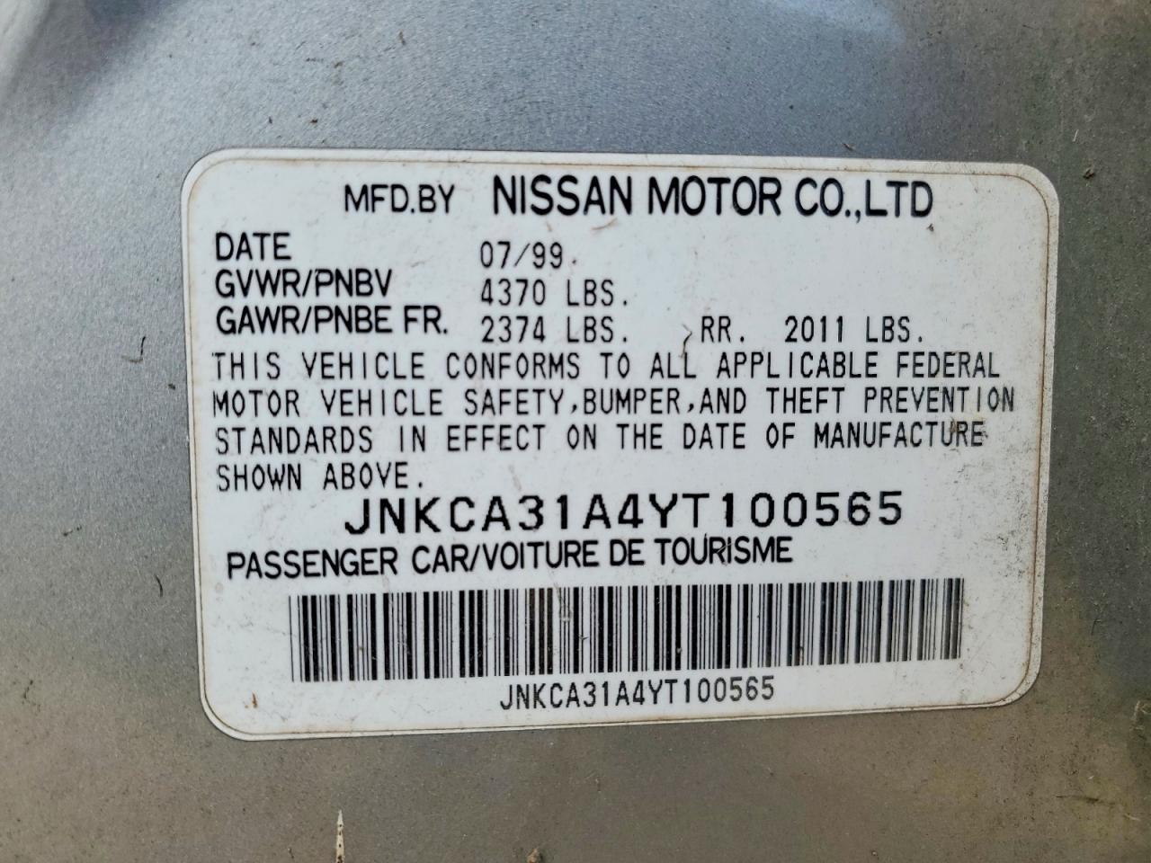 2000 Infiniti I30 Base