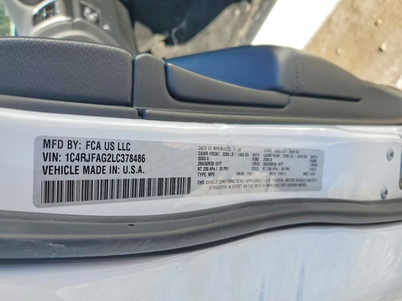 2020 Jeep Grand Cherokee Laredo