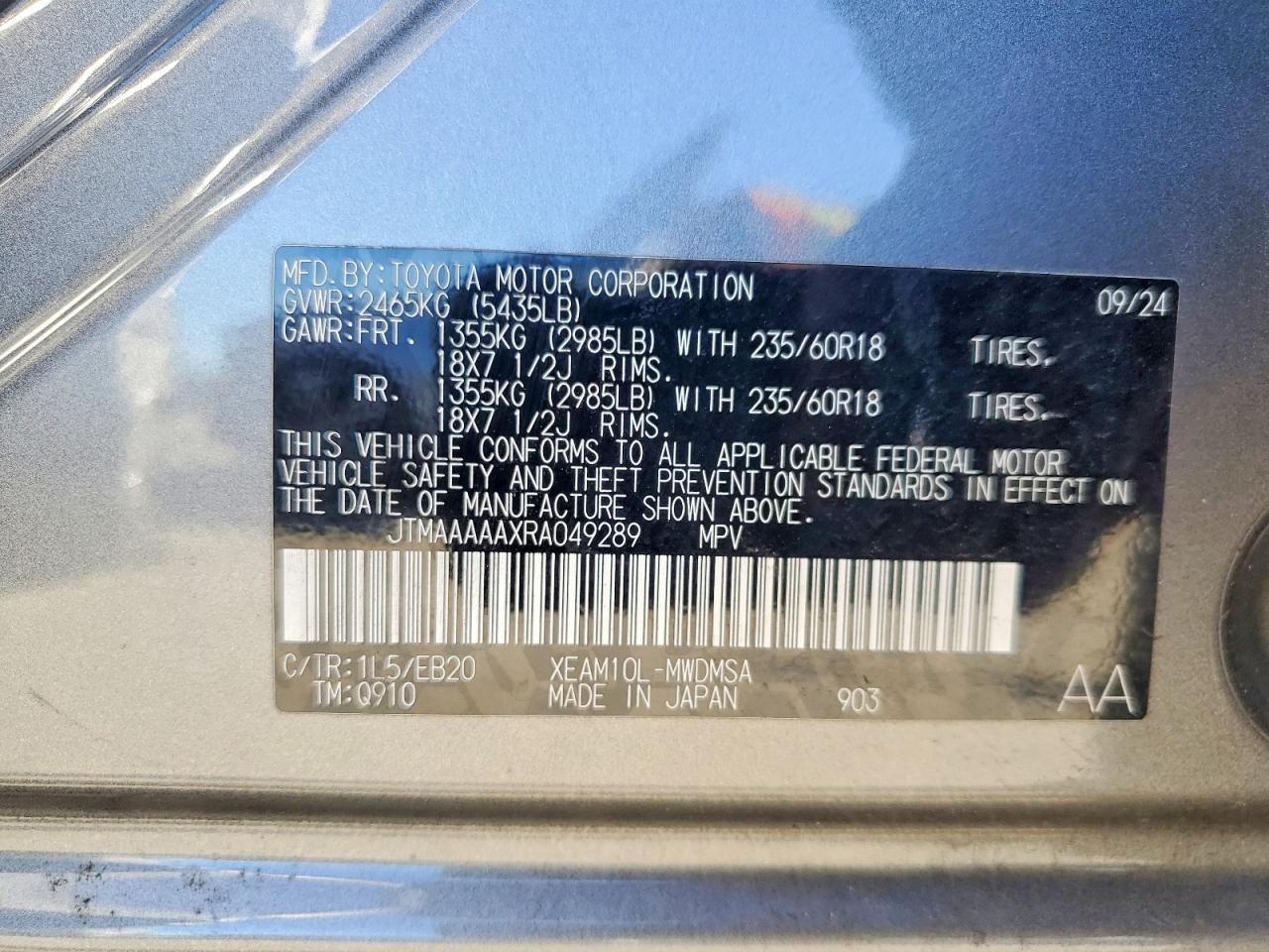 2024 Toyota Bz4x xle