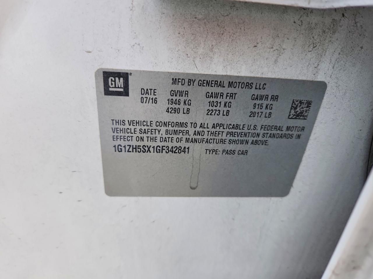 2016 Chevrolet Malibu Premier