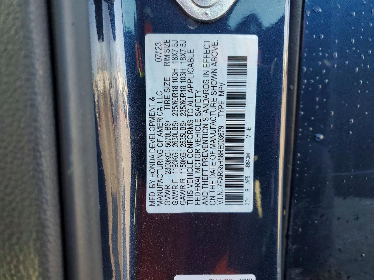 2024 Honda Cr-v Sport