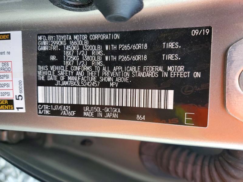 2020 Lexus Gx 460 Premium