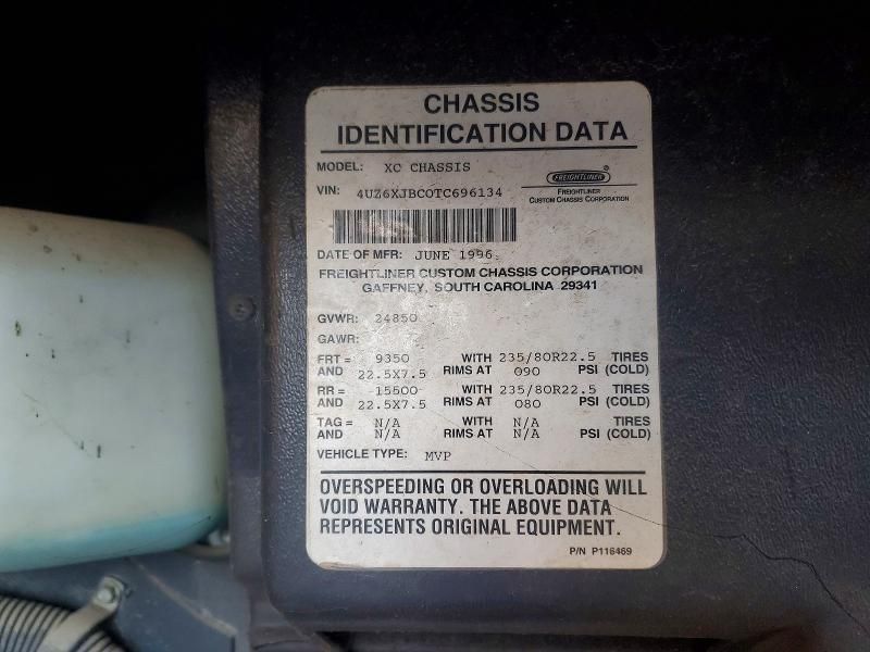 1996 Freigliner XCM Chassi