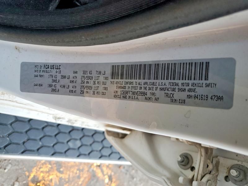 2019 Dodge Ram 1500 big Horn/lone Star