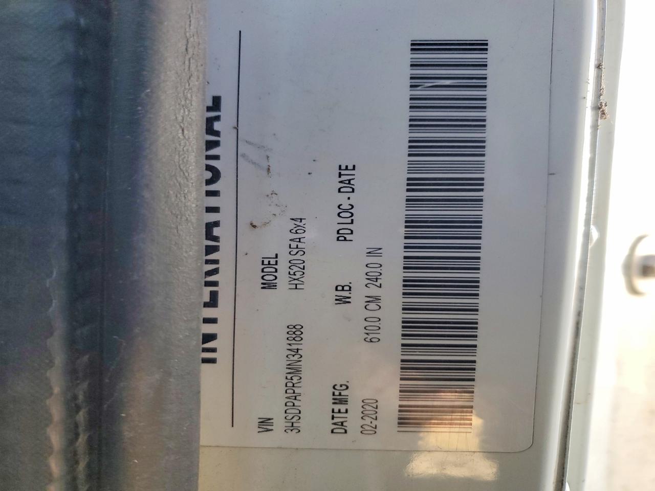 2021 International HX520 Semi Truck