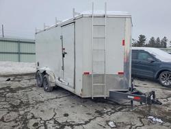 Salvage trucks for sale at Pennsburg, PA auction: 2024 Pace American KP8414SESV-100 Enclosed Cargo Trailer