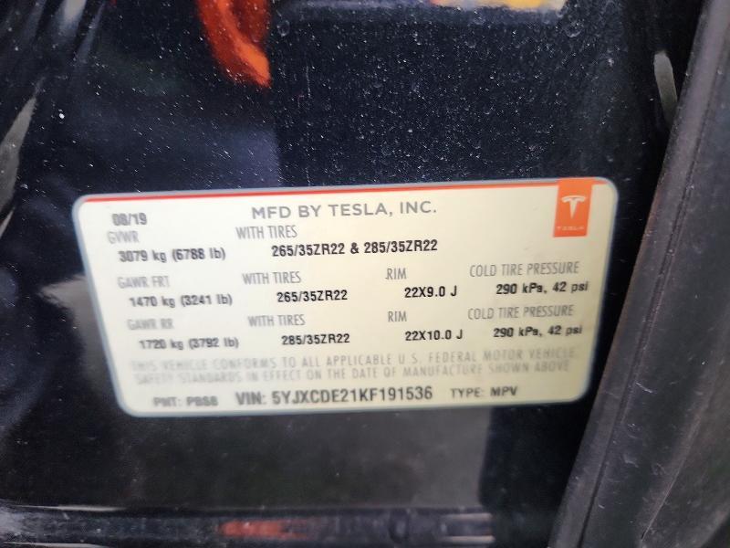 2019 Tesla Model x