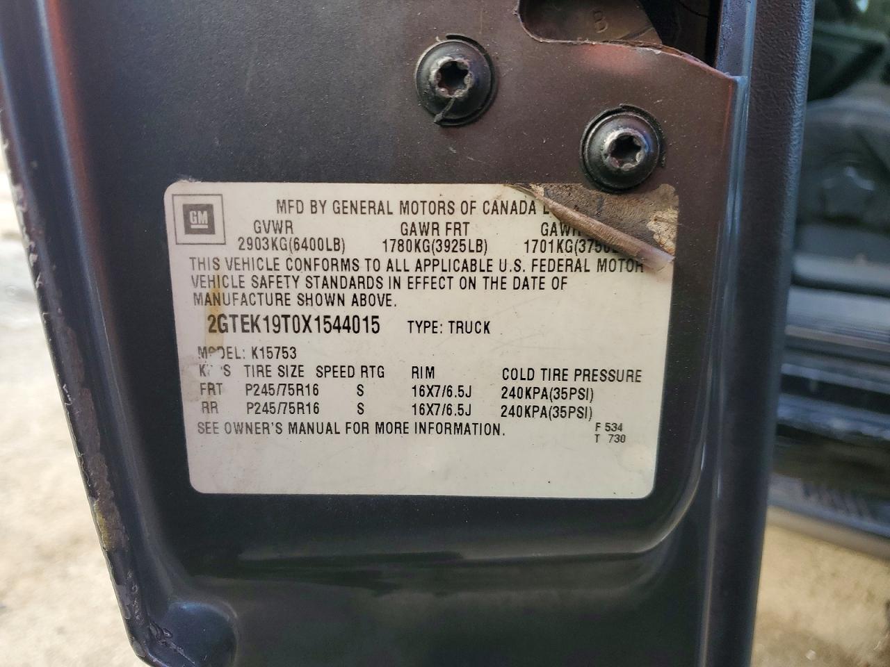 1999 GMC New Sierra K1500