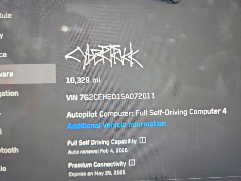 2025 Tesla Cybertruck