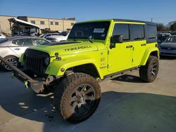 Jeep salvage cars for sale: 2017 Jeep Wrangler Unlimited Sahara
