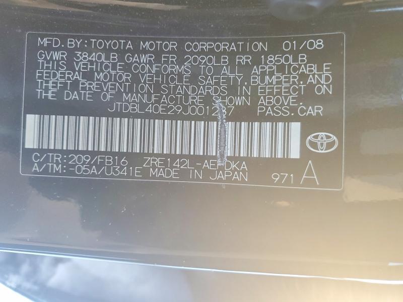 2009 Toyota Corolla Base