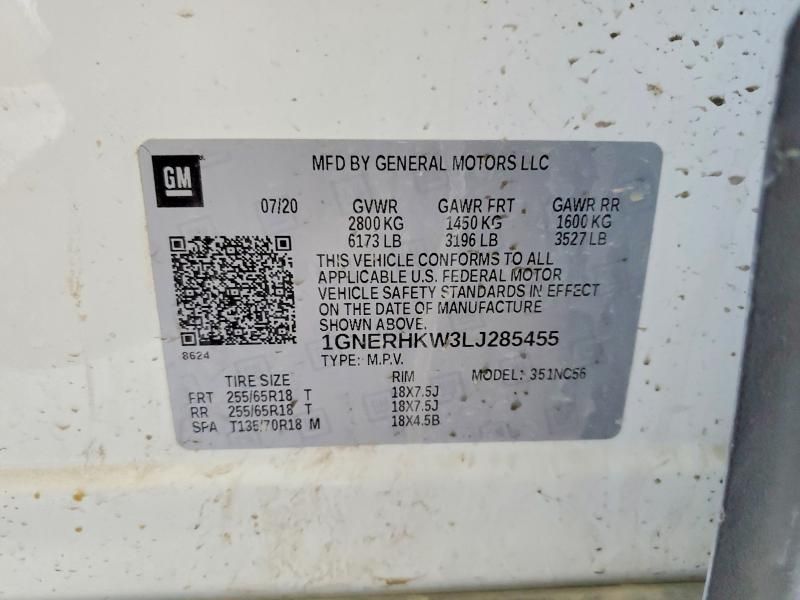 2020 Chevrolet Traverse lt