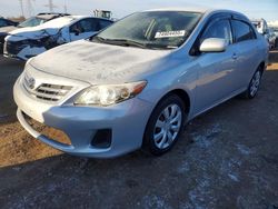 Vehiculos salvage en venta de Copart Elgin, IL: 2013 Toyota Corolla Base